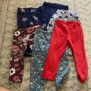 Bundle of 6 leggings